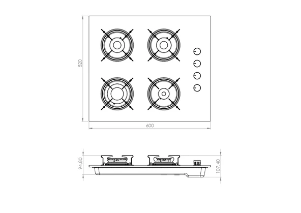 OPTİMUM ANKASTRE SET - VANTİLATÖR HEDİYELİ - 6