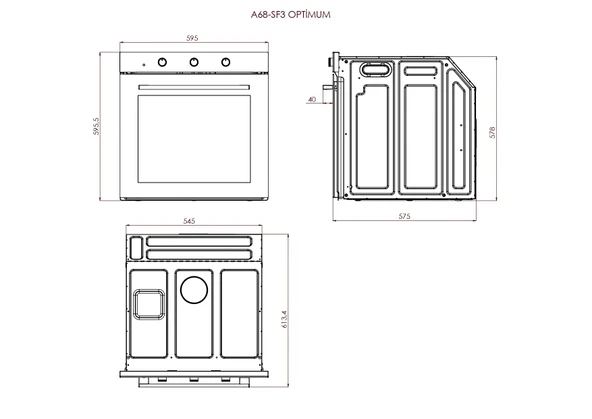 OPTİMUM ANKASTRE SET - VANTİLATÖR HEDİYELİ - 7
