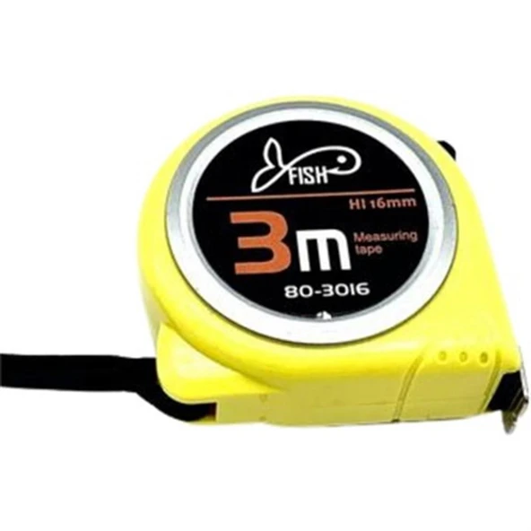 FİSH ÇELİK ŞERİT METRE 3 MT X 16 MM - Resim 2