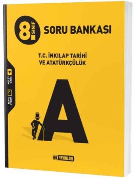 8.Sınıf T.C. İnkılap Tarihi ve Atatürkçülük Soru Bankası Hız Yayınları ürün görseli