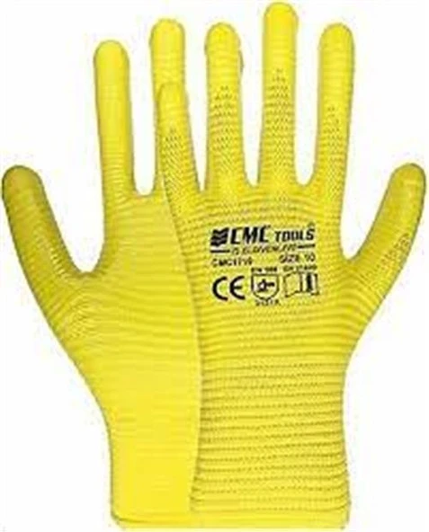 CMC FULL ZEBRA ELDİVEN SARI CMC1760 (12 ADET) ürün görseli 1