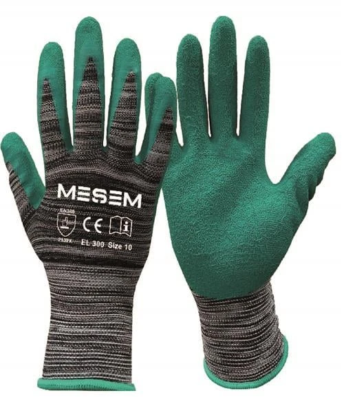 MEŞEM EL 300 SÜPER LATEX ELDİVEN YEŞİL 1/2 ürün görseli 1