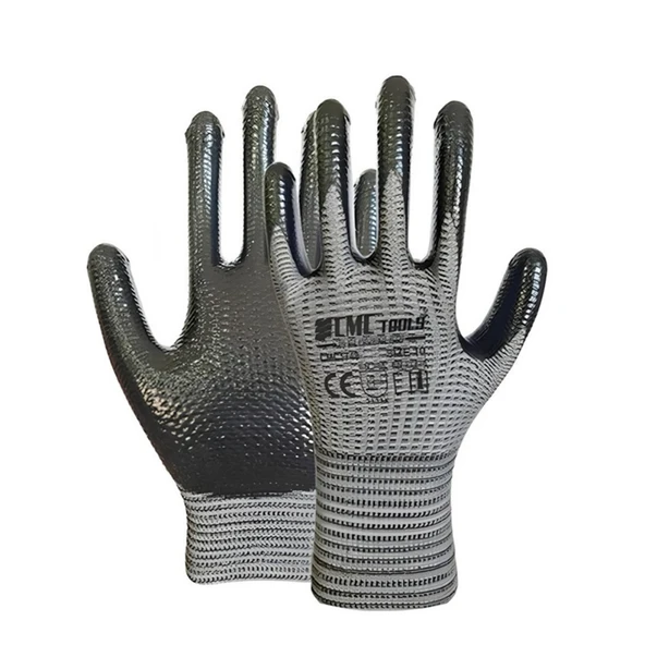 CMC 1/2 ELDİVEN GRİ - SİYAH ORJİNAL 1734 (12 ADET) ürün görseli 1