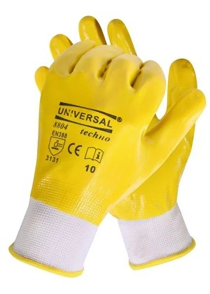 UNİVERSAL TECHNO 8804 NİTRİL KAPLAMA ELDİVEN - 1