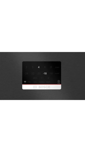 Bosch KGP86AXB0N B Enerji Sınıfı 621 Lt No Frost Buzdolabı Siyah Inox - 3