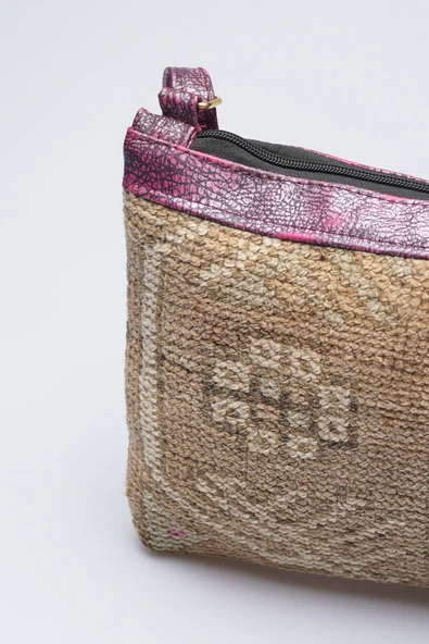 Rmz Home Decor Kadın Kilim & Dokuma Desenli El Yapımı Omuz Çantası - 2