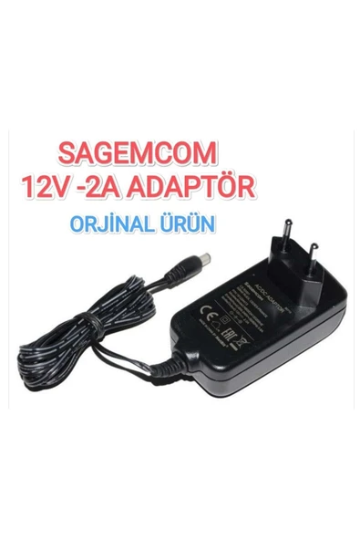 SAGEMCOM 12 Volt 2 Amper Ac/dc Adaptör