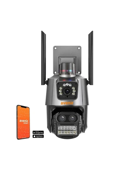 AVENİR Avenir AV-M21 3 Lensli 10x Zoom 3+3+3 MP Ptz Akıllı Wifi Kamera