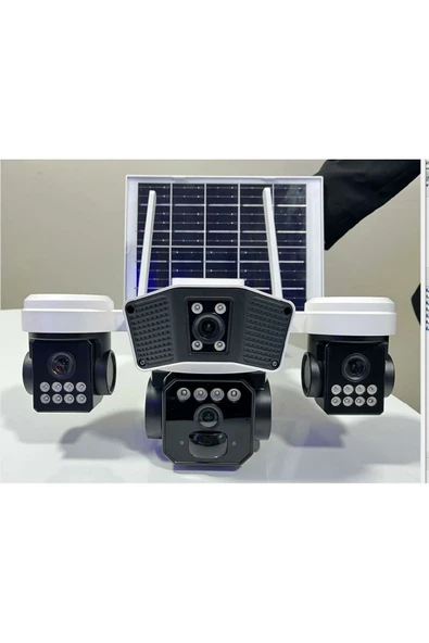 Bolsat O-KAM-9090 4G Solar 6MP PTZ Dual LENS IP KAMERA