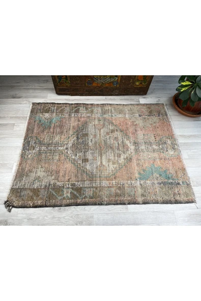 Rmz Home Decor El Dokuma , Kilim Paspas, Anadolu Paspas Halı, Vintage Kilim - 2