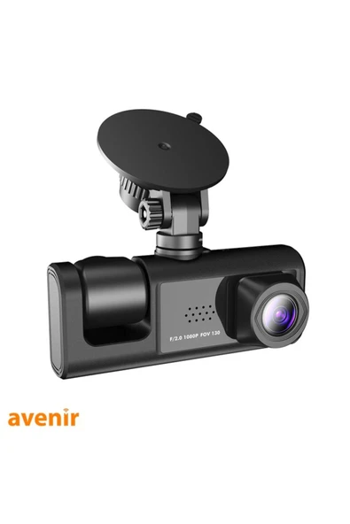 AVENİR Avenir AV-C233 3 Kameralı 2MP Full Hd LCD Ekranlı Geniş Ekranlı Araç Kamerası