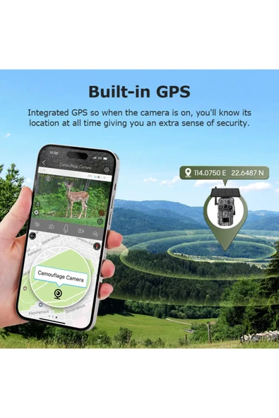 AVENİR AV-S443H 3mp 4g Solar Panelli Gps Black Light Fotokapan Gece Görüşlü Sesli Kamera - 3
