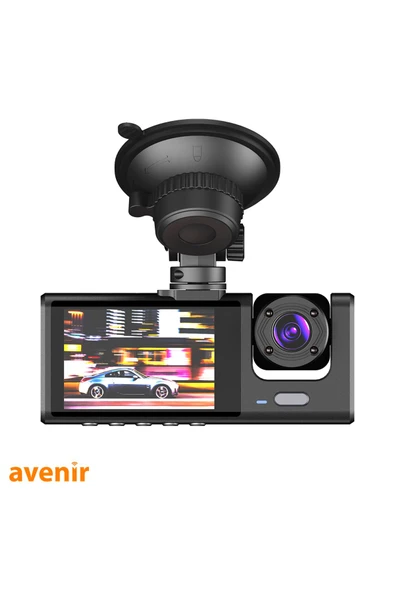 AVENİR AV-C233 3 Kameralı 2MP Full Hd LCD Ekranlı Geniş Ekranlı Araç Kamerası - 4