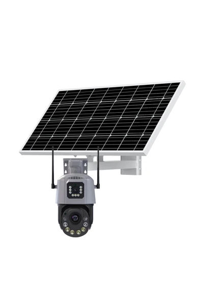 AVENİR AV-M05 3x3mp 4G Solar Panelli 7/24 Sürekli kayıt Gece Görüşlü Akıllı Kamera