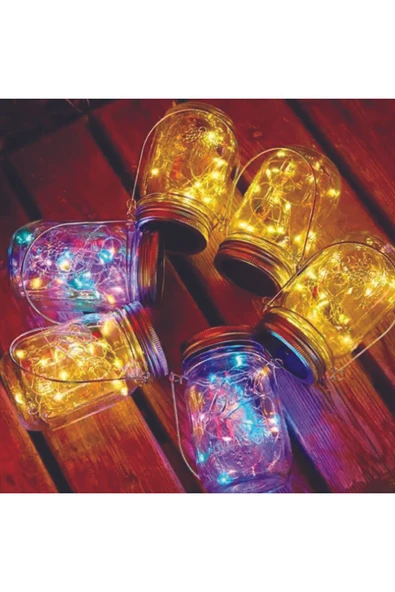 Forlife Güneş Enerjili 3 W Rgb Peri Led Dekoratif Kavanoz - 2