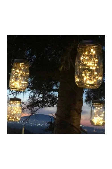 Forlife Fl-3236 3w 3200k Günışığı Solar Peri Ledli Dekoratif Kavanoz - 2