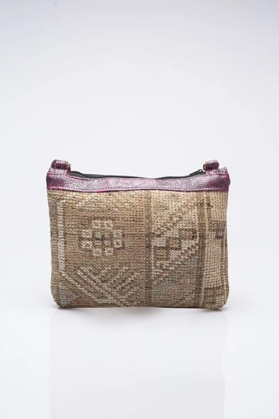 Rmz Home Decor Kadın Kilim & Dokuma Desenli El Yapımı Omuz Çantası
