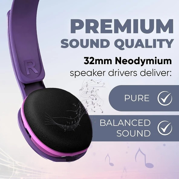 Philips Kids SHK2000PK Kulak Üstü Kulaklık - 2
