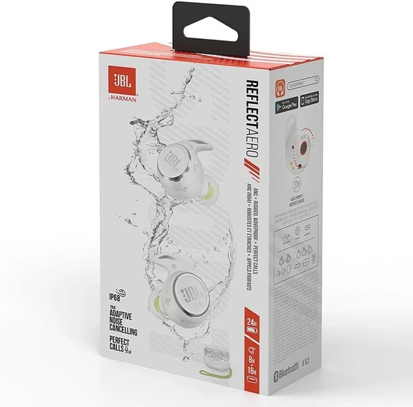 JBL Reflect Aero,Kablosuz Kulakiçi Kulaklık, Beyaz - Resim 2