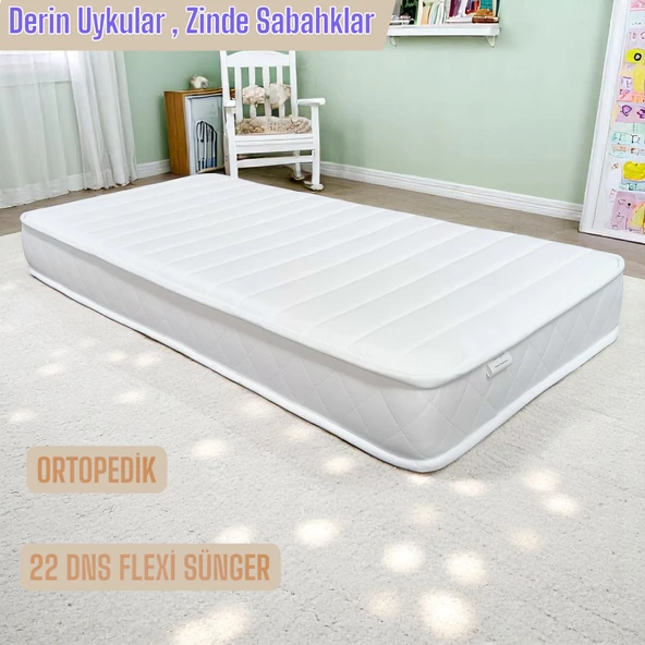 BEBEK YATAĞI 60X120X15 CM  (SÜNGER , YAYSIZ)