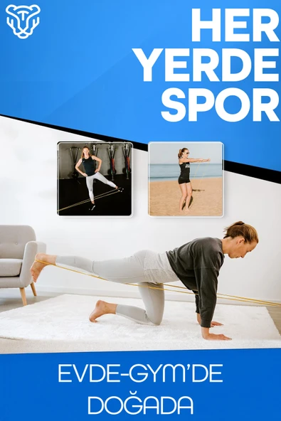 5KG Barfiks Lastiği Gym Resistance Band Antrenman Kas Geliştirme Bandı Sarı (Hafif) - Resim 4