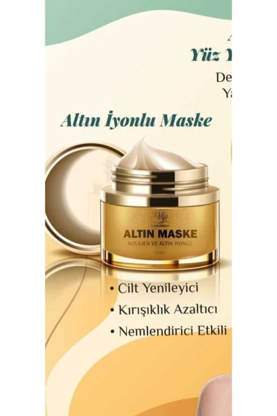 VİP İNTERNATİONAL ALTIN İYONLU MASKE