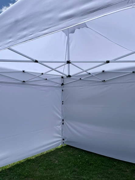 3X3 GAZEBO/PORTATİF ÇARDAK TAKIM / 3 YAN KAPAMALI - 4