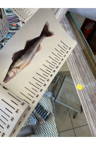 AYYURT Balık Metre 105 cm 10 cm Genişlik - 3