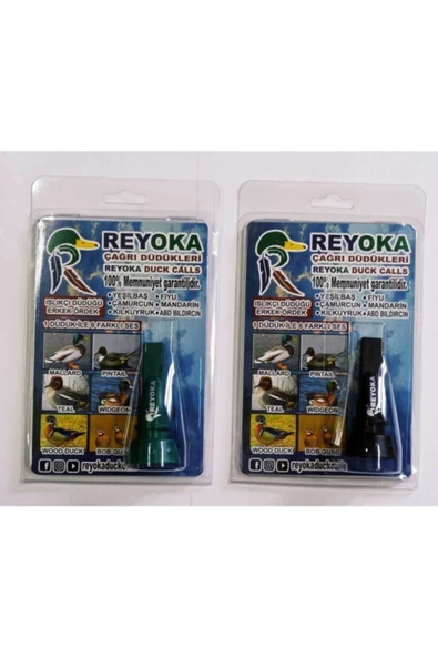 REYOKA Yeşilbaş,çamurcun,kılkuyruk,fiyu,mandarin,bıldırcın Düdükleri (1 ADET) - 2