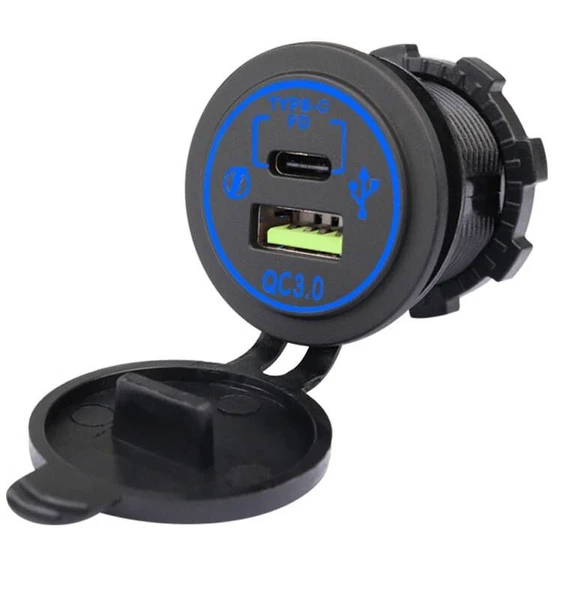 Usb-type-c soket 12-24v / ICCA103 - Resim 4