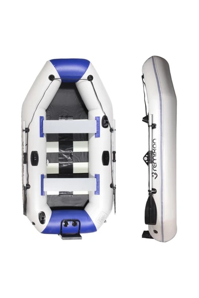 Remixon 2.40M*128CM 0.70MM IZGARA TABAN ŞİŞME BOT (GRAY BLUE)