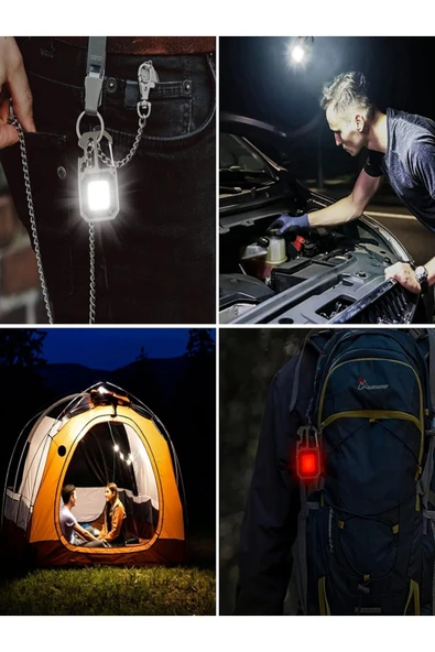 New Shop Fun Mini LED çalışma lambası, el feneri,şişe açacağı, mıknatıslı kamp, onarım, acil durum aydınlatması - 5