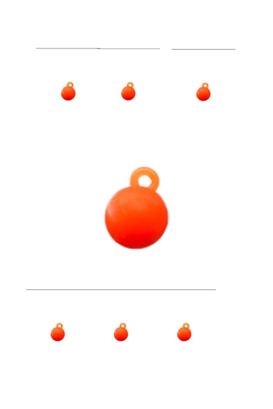 AYYURT Sazan Boncuğu Kulplu 12 mm Dip Boncuk Turuncu (100 adet)