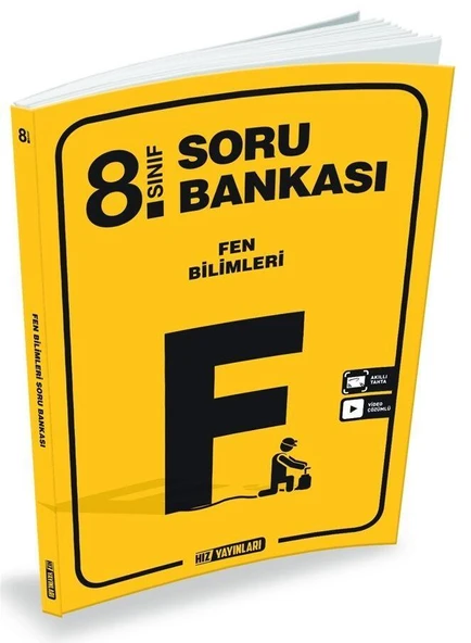 8. Sınıf Fen Bilimleri Soru Bankası Hız Yayınları ürün görseli