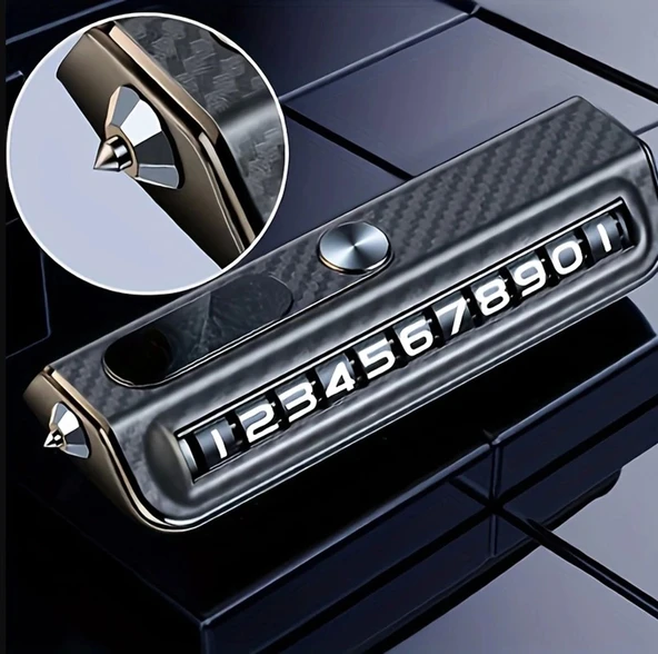 İmdat Çekiçli Metal Uçlu Araç Numaratör Siyah Renk Premium 1.Sınıf İthal Ürün