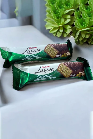 Laviva Selection Antep Fıstıklı Gofret 45G X12 Adet