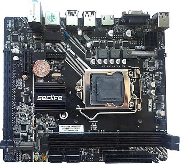 Seclife H81DA1 Intel LGA1150 H81 DDR3 MATX 1150p Anakart - 3