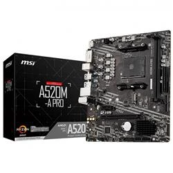 Msi A520M-A PRO AMD A520 Soket AM4 DDR4 4600(OC)MHz mATX Gaming Anakart - 2