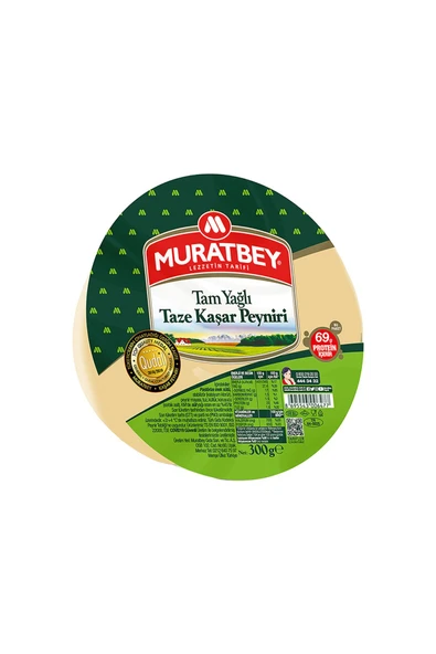 Murat Bey Taze Kaşar 300 GR X6 Paket ürün görseli 1