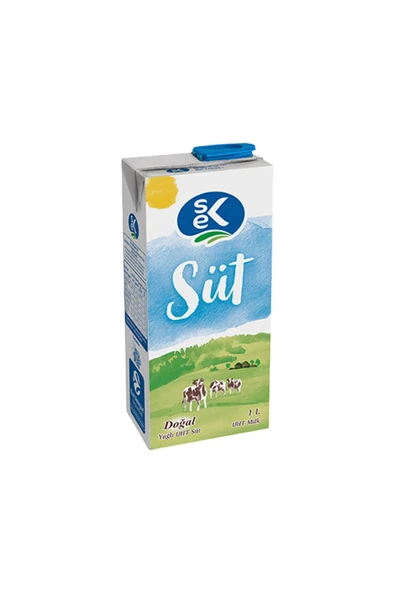 Tam Yağlı Süt (1 L) X6 Adet
