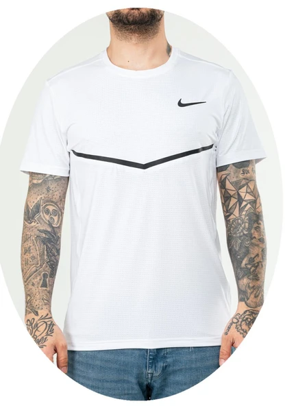 Nike EF-4571 Erkek Polyester Mesh T-Shirt - 2
