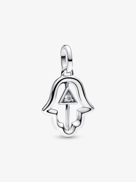 Pandora Hamsa Eli Madalyon Charm 925 ayar gümüş ürün görseli