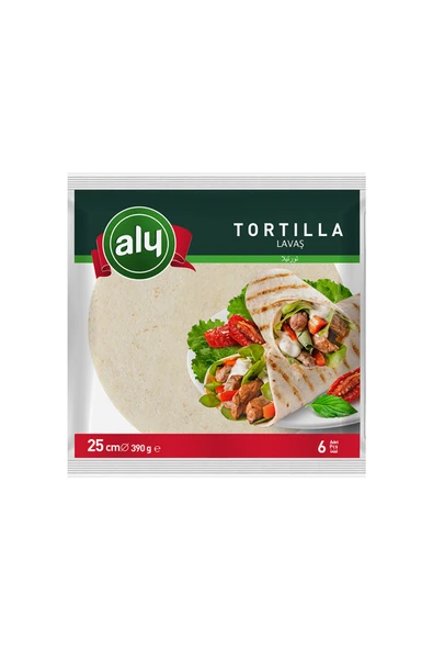 Tam Buğday Lavaş Tortilla (6'lı) X12 Paket