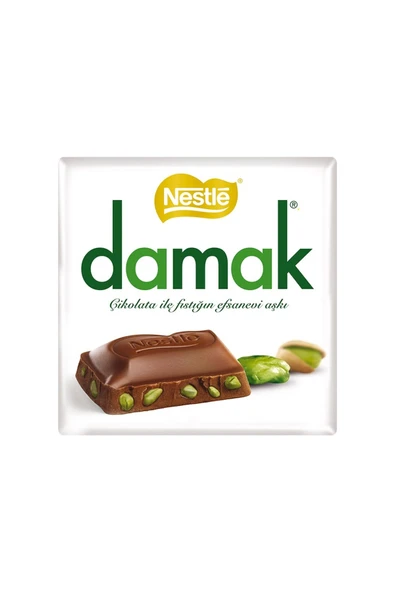 Damak Antep Fıstıklı Çikolata (63 g) X8 Adet