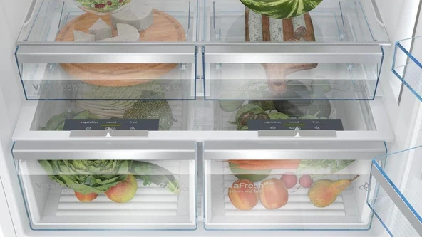 Bosch KGP86FWC0N Serie 8 C Enerji Sınıfı 624 Lt Alttan Donduruculu Buzdolabı - 6