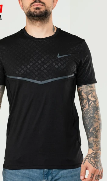 Nike EF-4571 Erkek Polyester Mesh T-Shirt - 3