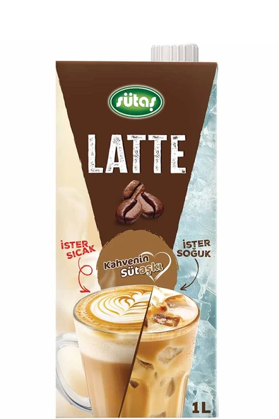 Sütaş Latte 1 lt x8 Adet ürün görseli 1