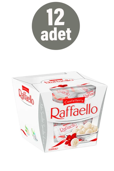 Raffaello Dolgulu Çikolata (150 g) x12 Adet