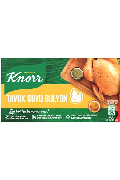 Tavuk Suyu Bulyon 12'li (120 g) x6 Adet ürün görseli