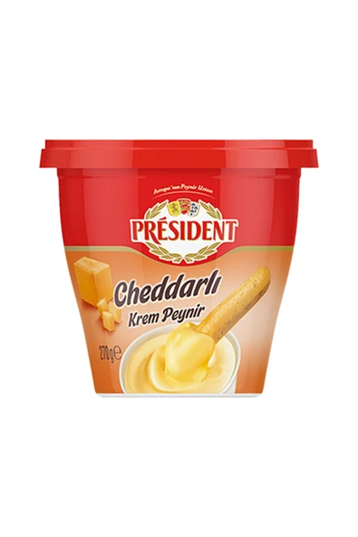 Cheddar Krem Peynir (270 g) x12 Adet ürün görseli 1